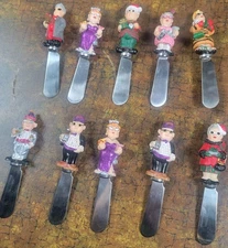 Boston Warehouse Spreaders Vintage Cheese Knives Lot
