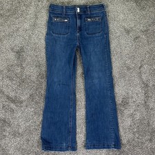 Anthropologie Pilcro Trouser Bootcut Jeans Womens 31 Medium Blue Wash Denim