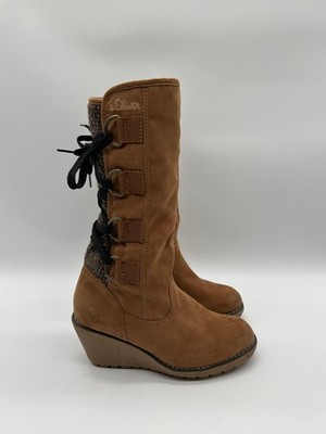 S.Oliver Damen Stiefel Braun Gefütert EUR 37