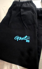 Unisex Women Men's Joggers Black Hoodie GOAT 23 Sweatsuit Match Jordan 11 Gamma
