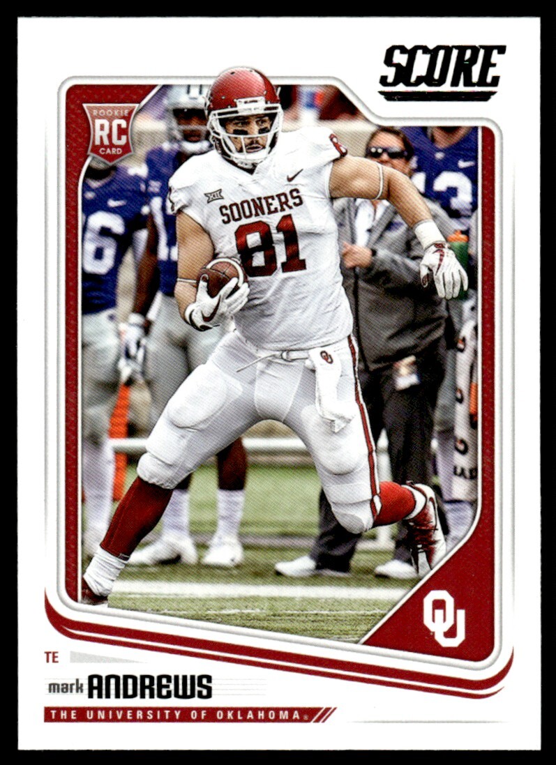2018 Score Mark Andrews Rookie Oklahoma Sooners #378