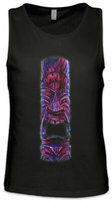 Tiki Head I Herren Tank Top Maori Hawaii Tattoo Rockabilly Custom Psychobilly
