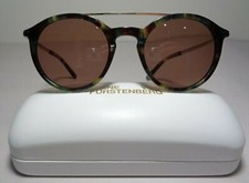 Diane von Furstenberg DANIELLE Green Tortoise New Women's Sunglasses