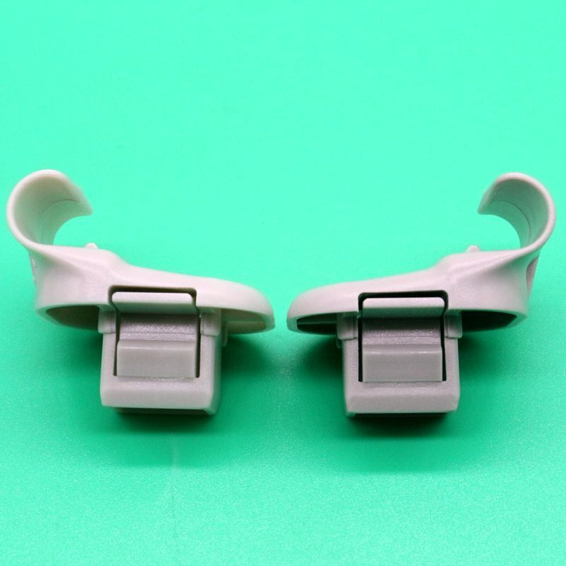 2Pcs Gray Sun Visor Retainer Clip Holder LC6269261B75 For Mazda 2