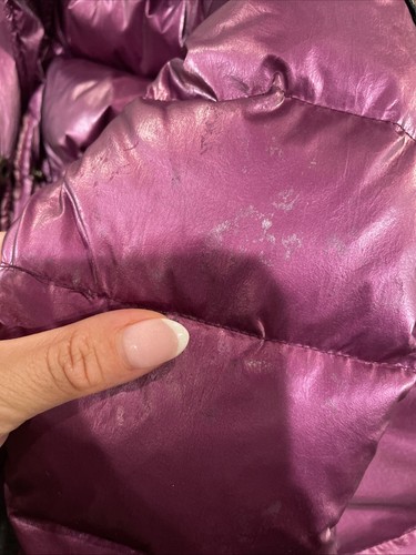 Appaman NYC Lower East Side Kids Metallic Purple Hooded Down Puffer Coat Sz 5 - Picture 15 of 15