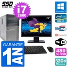 PC tour DELL 990 Bildschirm 19 " Intel Core i7-2600 RAM 32Go SSD 480Go Windows