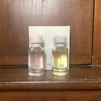 ZARA Rose and Black Duo Eau de Toilette Fragrance Set oz