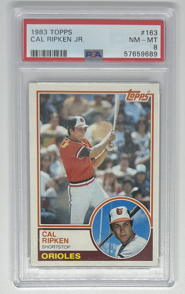 1983 Topps Cal Ripken Jr HOF 2nd Year Card #163 Graded PSA 8 NM-MT | eBay