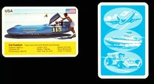 1 x Speed record info card Cal Custom 1974 P Larsson - S71