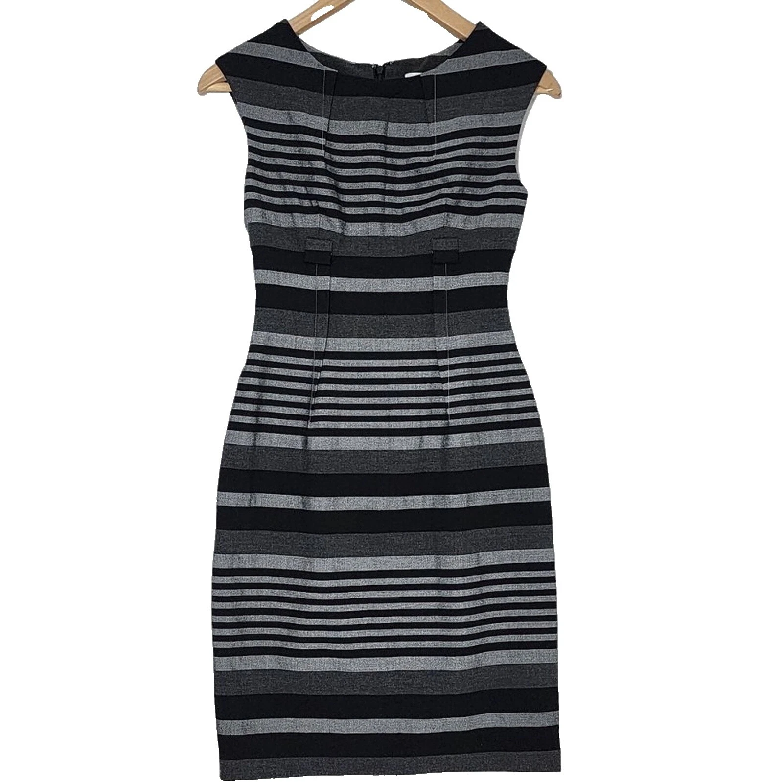 Calvin Klein Women's Petites Sheath Striped Dresses for Women