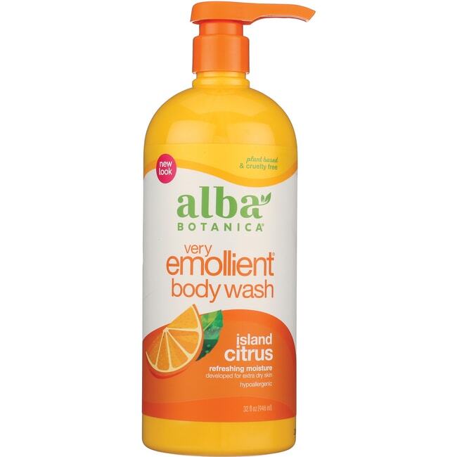 Alba Botanica Очень смягчающий гель для тела Island Citrus гель 32 жидких унции 4690₽