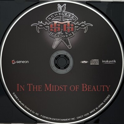 In the Midst of Beauty by Michael Schenker (CD, 2008) OBI, MSG