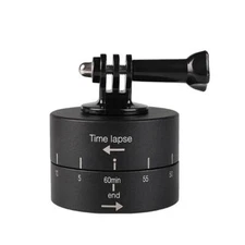 Panoramic Time Lapse Tripod Head Adapter Camera Mount 360 Timelapse Rotator Head