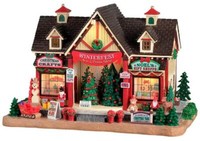 Lemax 25865 Winterfest Arts & Crafts Show + 4.5V Netzadapter Lemax