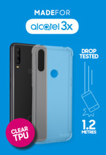 Alcatel 3X Phone Case Cover Clear Gel TPU Protective Rugged Bumper (2019), 5048
