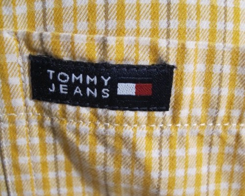 Men's Large Tommy Jeans Long Sleeve Button Down Shirt - Picture 3 of 5
