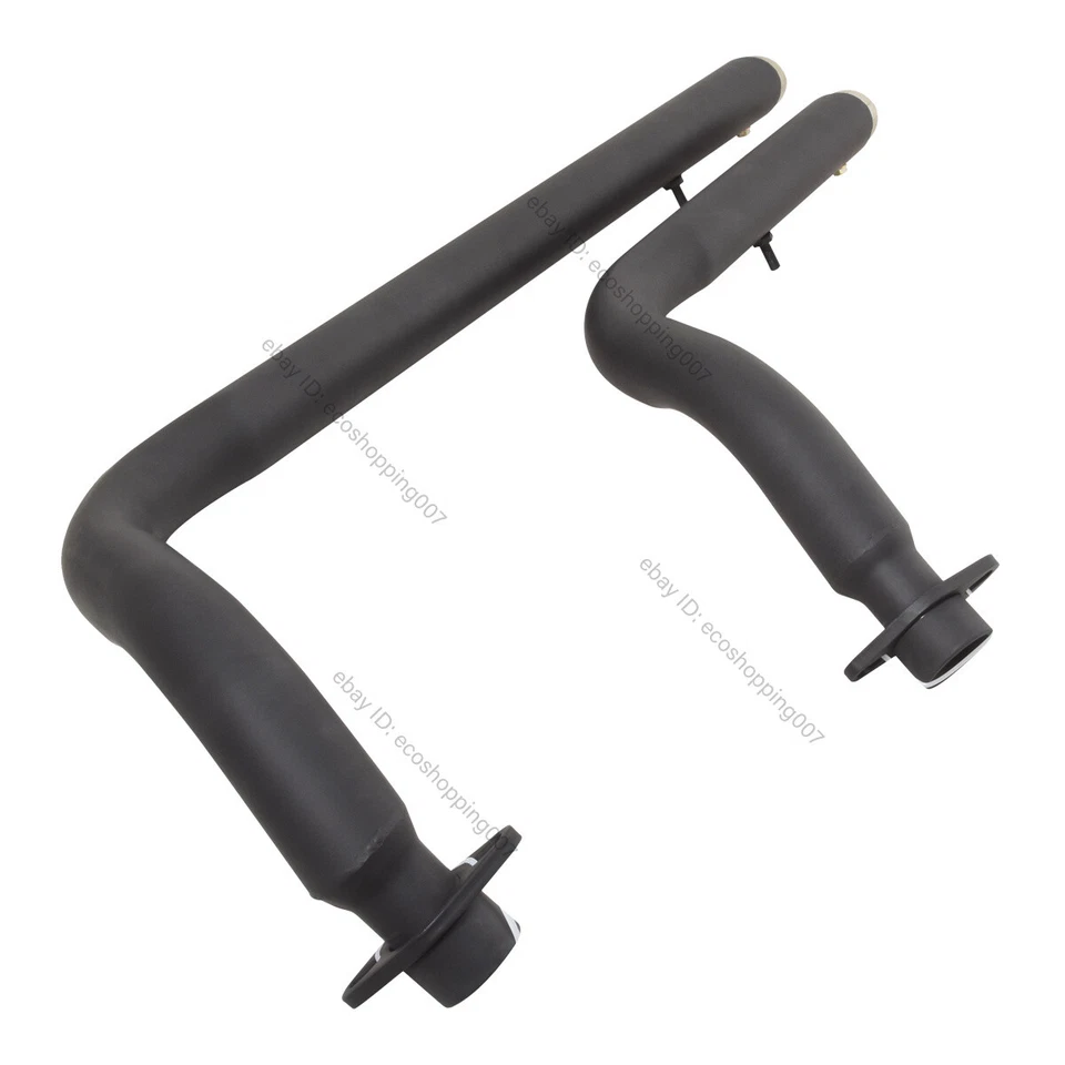 Sistema Completo Para Honda Shadow Spirit 750 2005-2014 Escape Puntas Negras Silenciador Foto 2 de 4