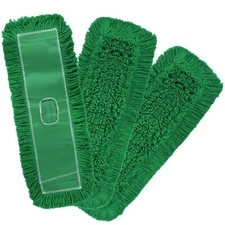 Matthew Cleaning 24'' Industrial Strength Cotton Dust Mop Refill Washable Replac