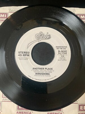 PROMO 45 Hiroshima Another Place  EPIC NM
