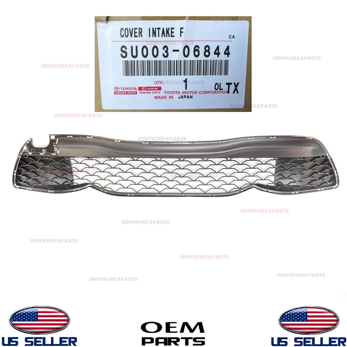 2017-2020 Genuine Toyota 86 Front Bumper Lower Grille