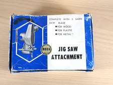 Vintage Jig Saw Attachment Ross for Drill Machine  for Wood Metal Plastic