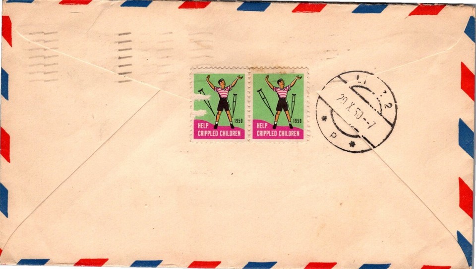 GOLDPATH US AIR MAIL 1950, TO AUSTRIA CV614_P31 eBay