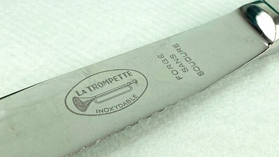 12 couteaux La Trompette acier inoxydable