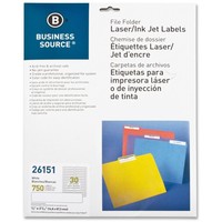 Business Source Filing Labels Laser/inkjet 2/3x 3-7/16 750/pk White 26151 on sale Business Source Filing Labels Laser/inkjet 2/3x 3-7/16 750/pk White 26151 on sale