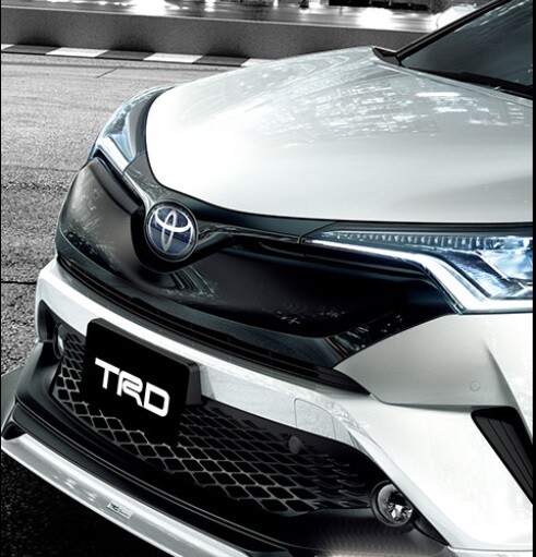 JDM TRD OEM C-HR NGX50 ZYX10 FRONT BUMPER GARNISH (BLACK