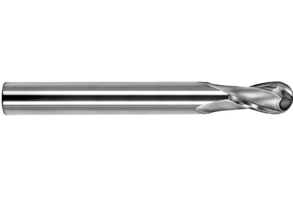 SGS 30322 11/64 x 5/8LOC x 3/16 Shank x 2 2F Solid Carbide Ball