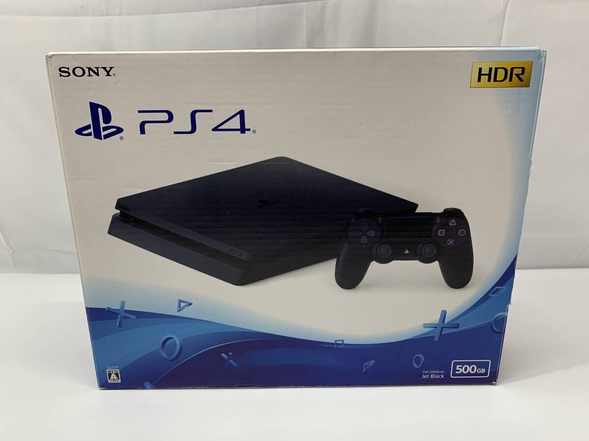 PS4 Black Original 500GB Console Full Accessories Sony PlayStation 4  CUH-2200A