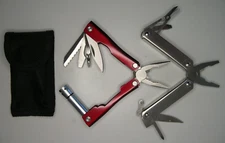 Lot of 2 New Mini Multi-Tool's With 1 Black Sheath Small Unbranded JL2