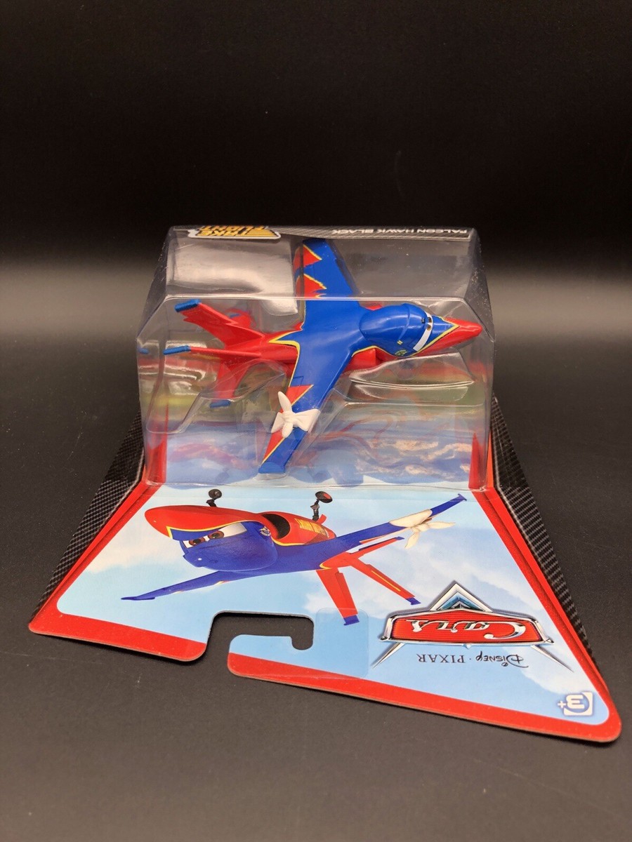 Disney Pixar Cars Falcon Hawk Black Deluxe Take Flight Toons Plane