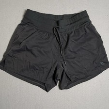 The North Face Shorts Womens XS Black Elastic Waist Pull on Zip pocket Hiking