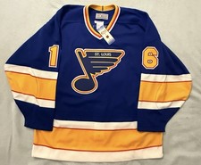 Saint Louis Blues Pro Authentic Autographed Brett Hull Jersey Size 52 NWT Mint