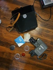 8 CANON REFLEX ZOOM 8-2 8mm CINE CAMERA C-8 GRIP Original Case