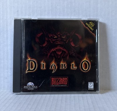 Diablo 1998 Blizzard PC Game For Windows 95/NT and Power MacIntosh, CD-Rom CLEAN