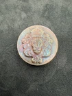 Beautifully TONED 100 gram Silver STACKER ROUND Scottsdale Mint .999 Silver A