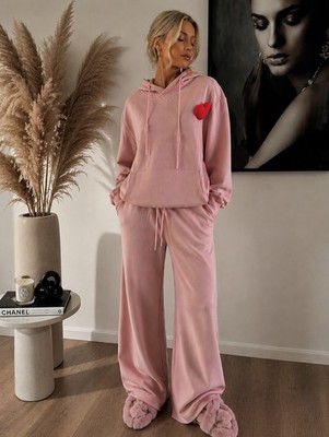   WIYA Lounge Set Einheitsgröße   Oversize Hoodie & Palazzo Hose 