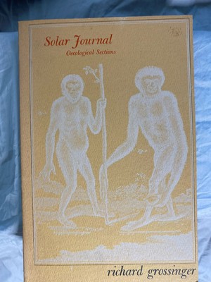 Solar Journal Oecological Sections by Richard Grossinger 1970 Paperback
