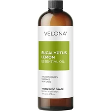 Eucalyptus Lemon Essential Oil by Velona | Therapeutic Grade for Aromatherapy