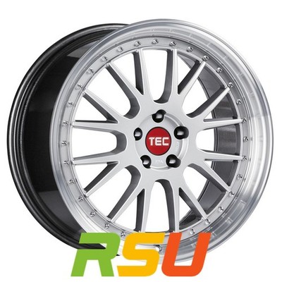 TEC Speedwheels GT EVO hyper-silber-hornpoliert 8x18'' ET35 LK5 110 ML 65.1 Al...