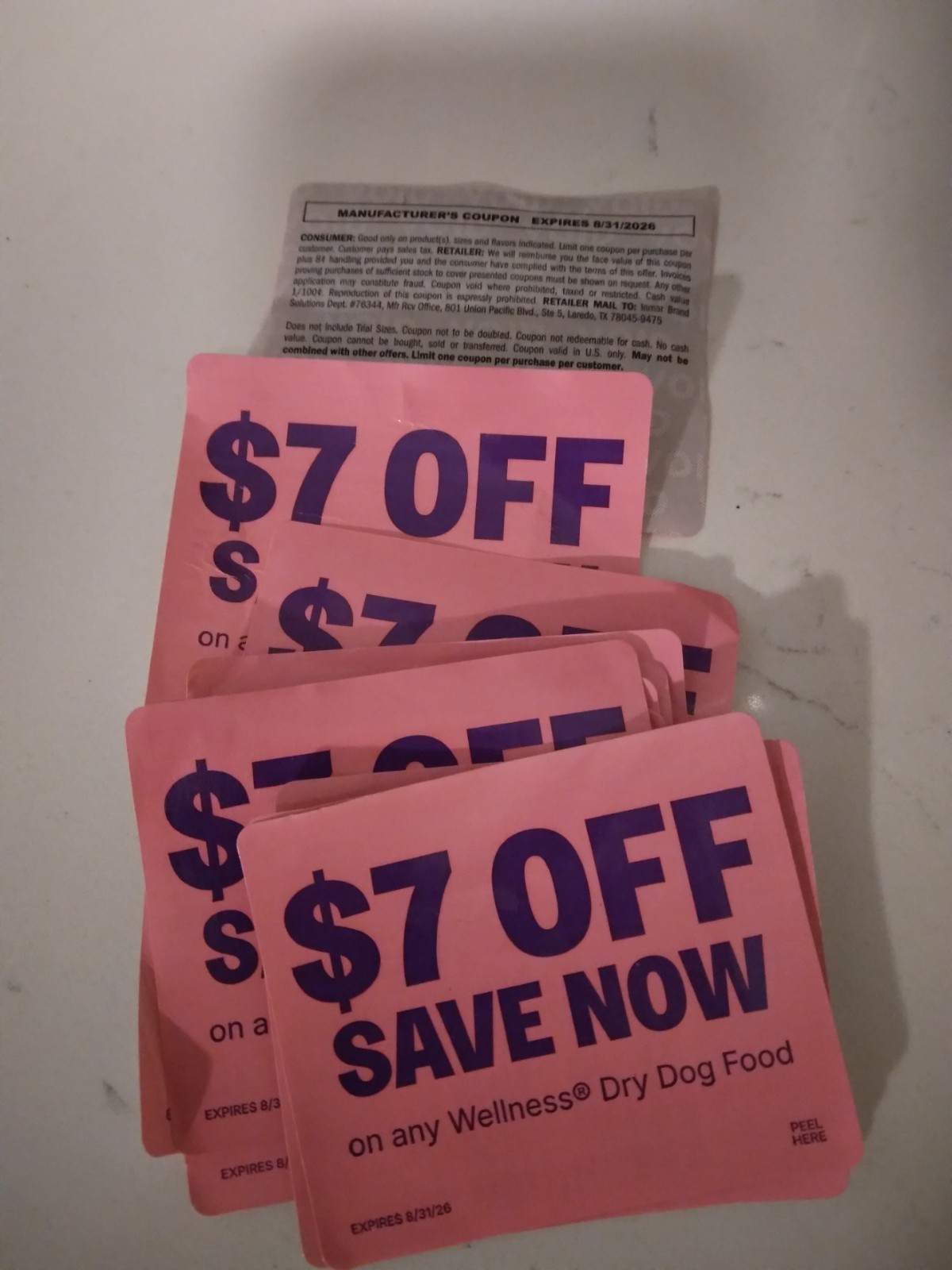 Coupon Expire 8/31/26