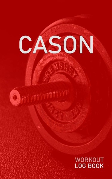 Fitness Logbuch Cason FüR ÜBungen, Cardio, Rot, 100 Seiten, Modell-Nr. 12345-image