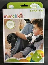 Munchkin Portable Stroller Fan w/Flexible Tripod, USB Rechargeable New/Sealed