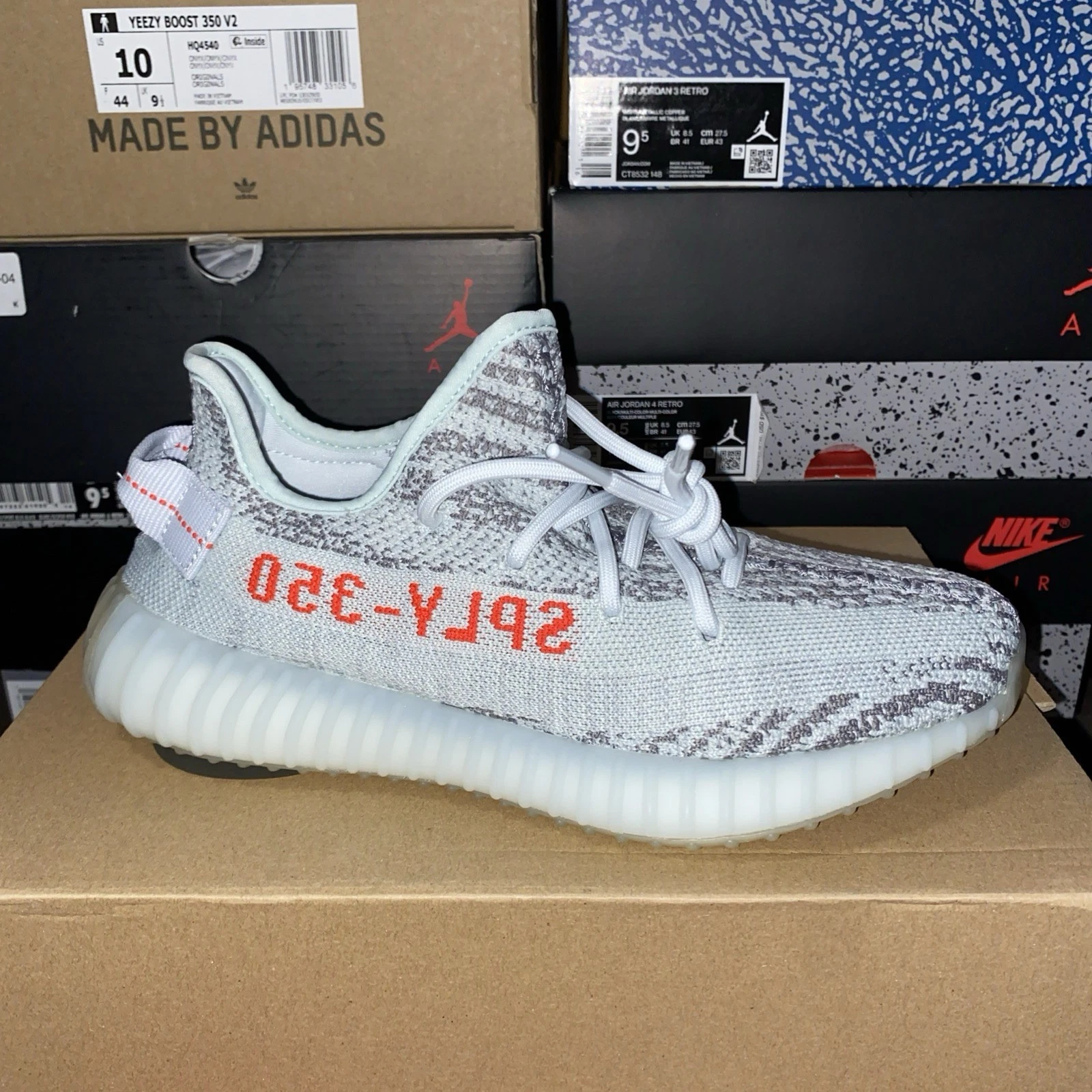 DS Adidas Yeezy Boost 350 colore blu taglia 7