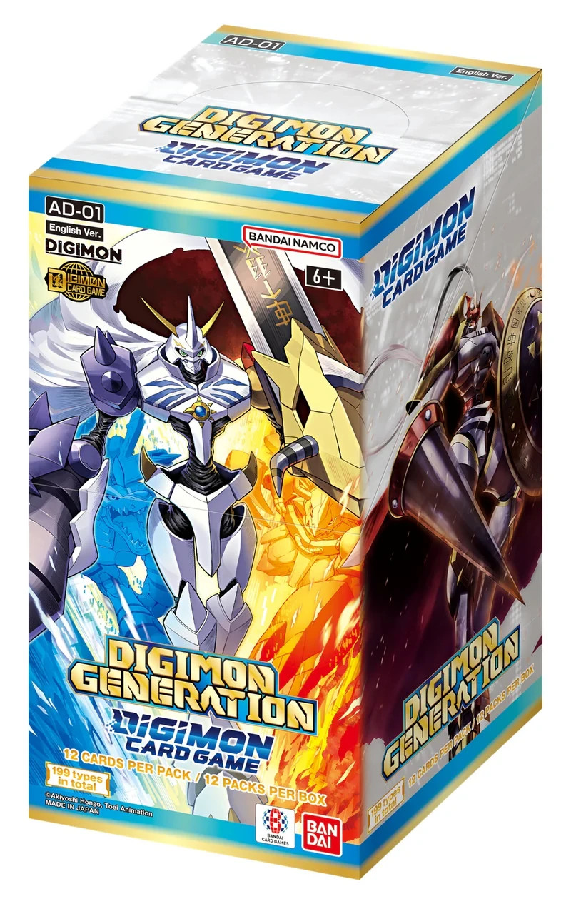 DIGIMON ADVANCED Booster Box DIGIMON GENERATION AD-01 ENG ENGLISH
