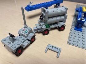 LEGO 483 Alpha-1 Rocket Base, Manual And parts Only.