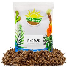 100% Natural Pine Bark Mulch Nuggets for Indoor/Outdoor Container Garden
