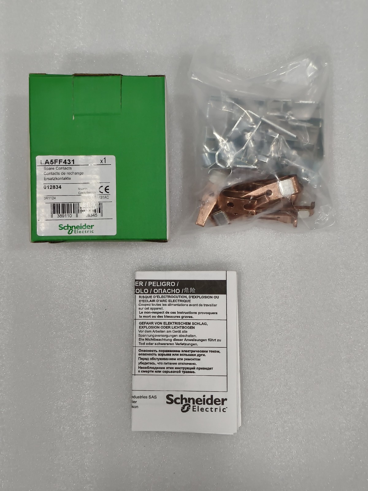 Schneider electric la5ff431 lc1f115/150 spare contactor kit free fast shipping